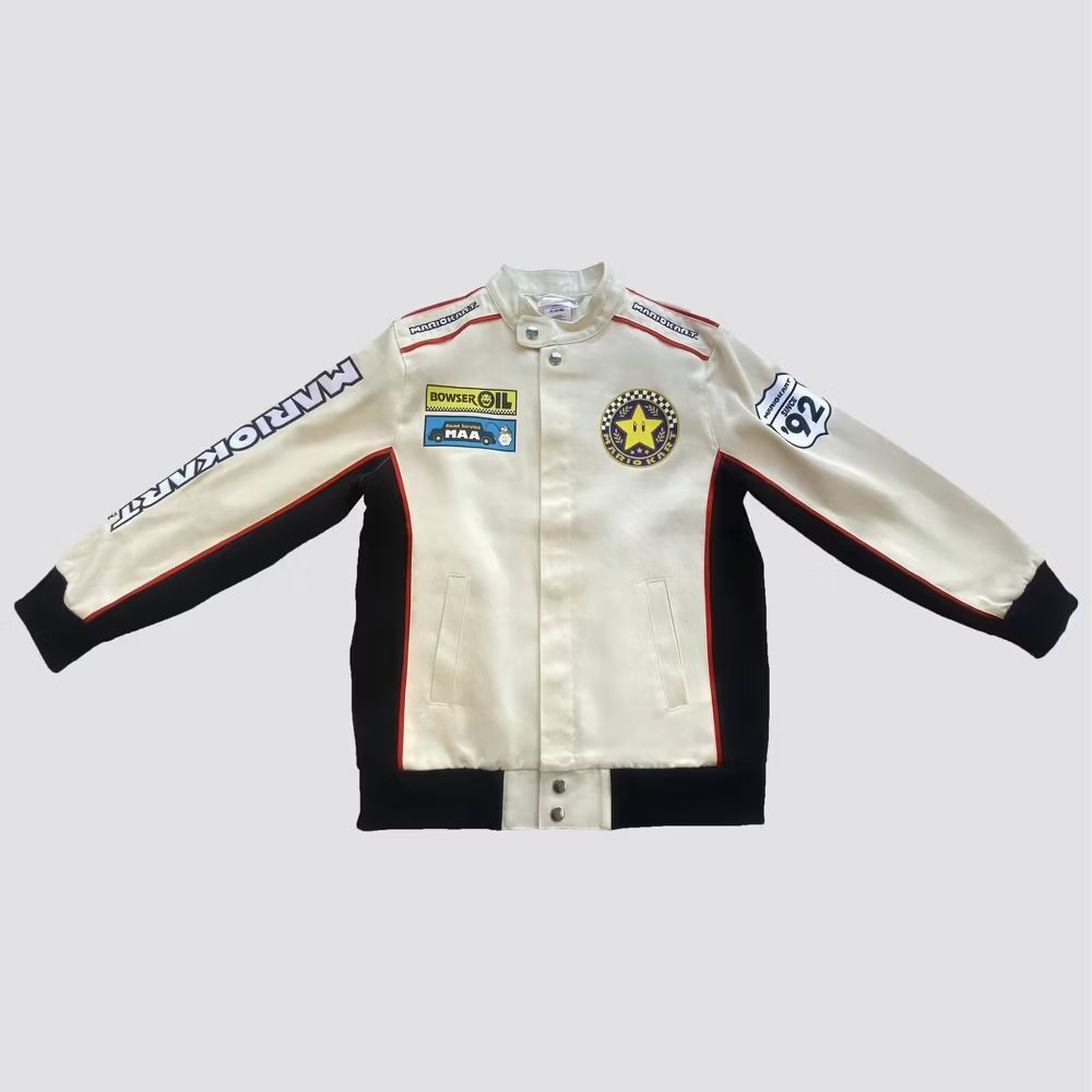 Mario Kart x Target Canvas Racing Jacket SM NWT